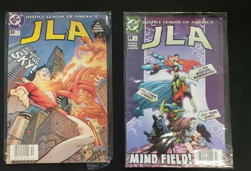 JLA 8PC (VF) FLASH FAX, A FOOL IN LOVE, JUSTICE LEAGUE ADVENTURES 1990-2003