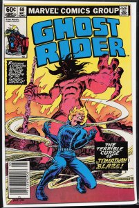 Ghost Rider #68 Newsstand Edition (1982) Ghost Rider