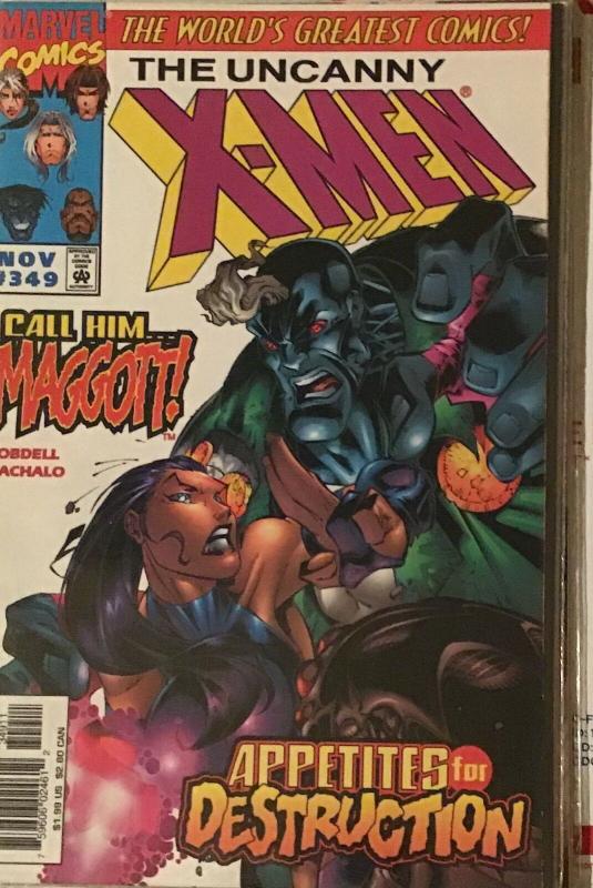 UNCANNY X-MEN 1995 MARVEL 6 BOOK LOT.#329,335,336,340,346,349.351 VF/NM