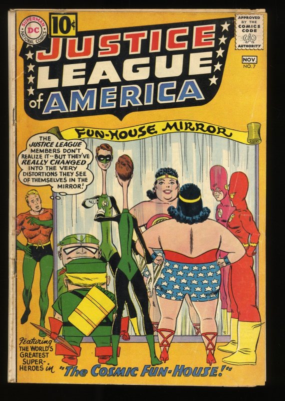 Justice League Of America #7 VG+ 4.5 Last 10 Cent Cover!