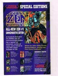 Zen Intergalactic Ninja #2 NM Entity Comics Comic Book 1995 DE28