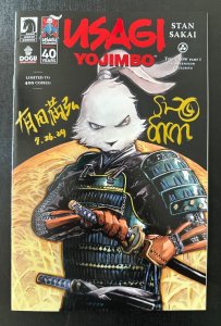 USAGI YOJIMBO THE CROW #1 Red Spot Foil Cvr Signed Mitsuhiro Arita & Stan Sakai