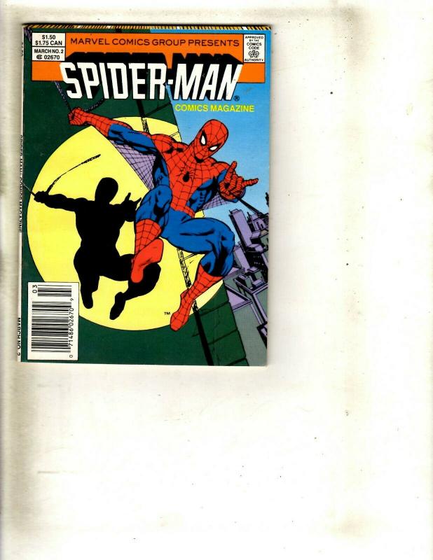 Lot of 9 Spider-Man Magazines #2 3 4 4 6 6 7 13 The Amazing Spider-Man #3 WS15