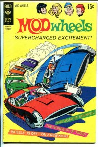 MOD Wheels #1 1970-Gold Key-1st issue-TV cartoon series-VG+