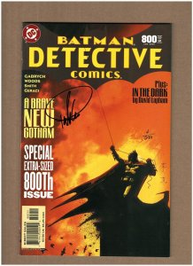Detective Comics #800 Batman Dynamic Force DF signed 4/299 Pete Woods NM- 9.2