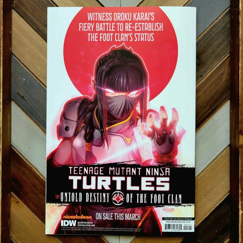 TMNT: The Last Ronin II Re-Evolution #1 NM/New DELGADO Variant Cover (2024 IDW)