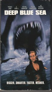 Deep Blue Sea VHS