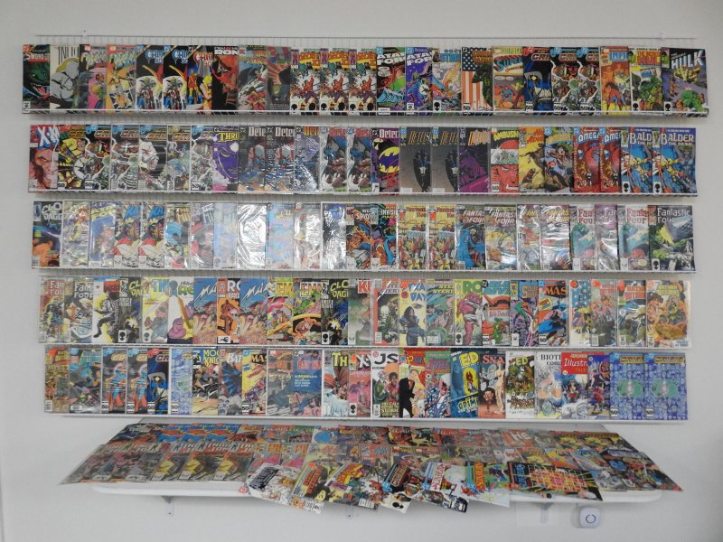 Huge Lot 160+ Comics W/ Batman, Fantastic Four, Crisis,+More! Avg VF- Condition!