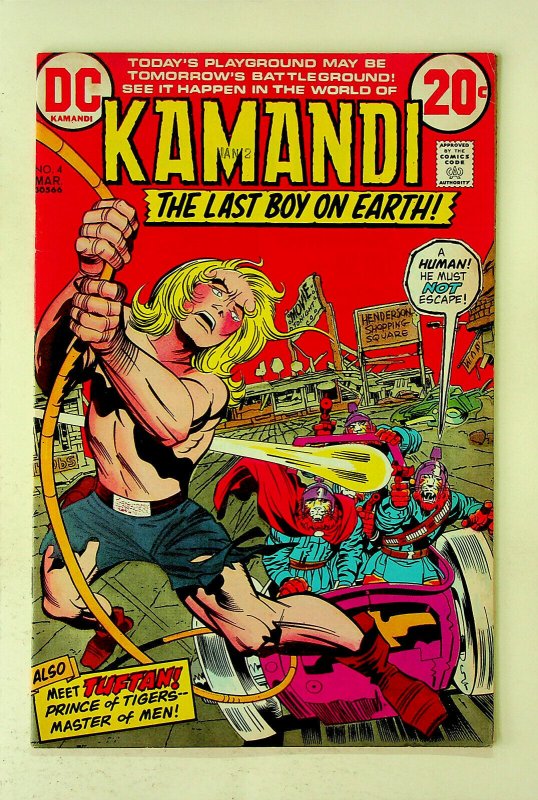Kamandi #4 (Mar, 1973; DC) - Very Fine/Near Mint
