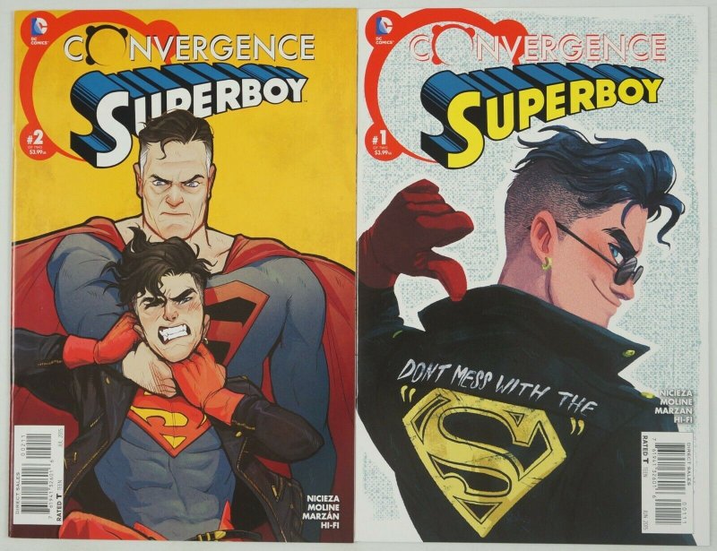 Convergence Superboy #1-2 VF/NM complete series - fabian nicieza dc comics set 