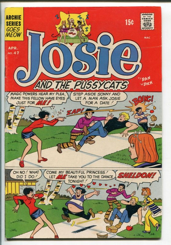 JOSIE AND THE PUSSYCATS #47 1970-MLJ/ARCHIE-CLASSIC ISSUE-fn/vf