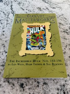 Marvel Masterworks Vol #252 Incredible Hulk 184-196 Limited To 720 Copies 1 J418