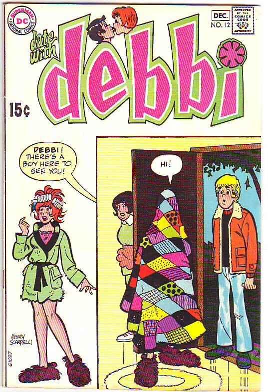 Date with Debbi #12 (Dec-70) VG/FN Mid-Grade Debbi, Mona, Buddy