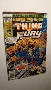 MARVEL TWO-IN-ONE 26 *NICE COPY* THING NICK FURY SHIELD 1976