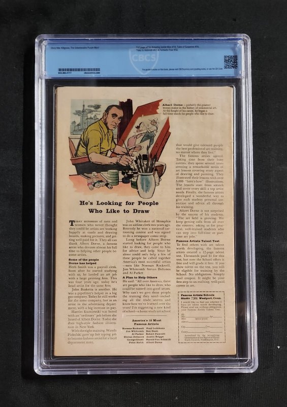 Daredevil #4 - 1st App & Origin Purple Man /Letter Bruce Elliott (CBCS 3.0) 1964