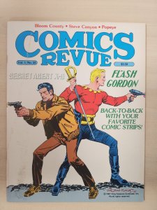 COMICS REVUE Magazine #25 1987 (7.0) Flash Gordon / Secret Agent X-9