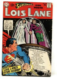SUPERMAN'S GIRL FRIEND LOIS LANE #90 1969-wedding cover dc VG