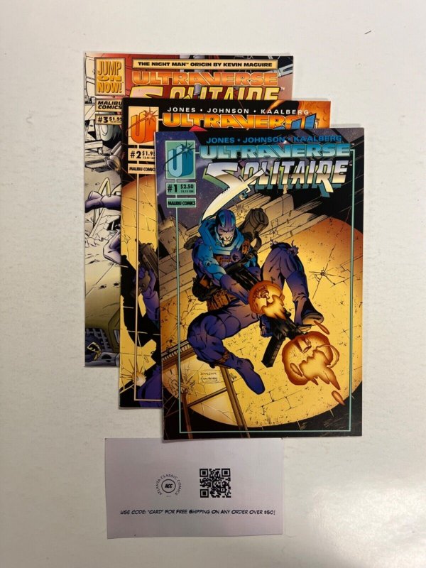 3 Solitaire Indie Comic Books # 1 2 3 64 JS38