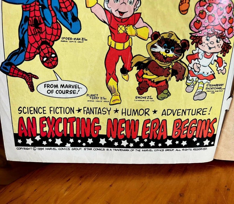 Heathcliff Marvel Star Vintage Comic Book #1 1984 