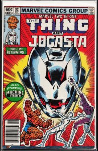 Marvel Two-in-One #92 (1982) Jocasta