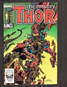 Thor #340 ~ Simonson Cvr and Art  / 1st Malekith ~ 1984 (9.0) WH