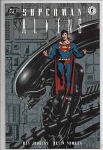 SUPERMAN ALIENS #1, NM, DC Dark Horse, Nowlan, 1995, more HTF items in store