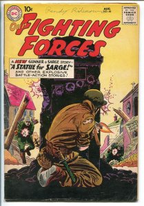 OUR FIGHTING FORCES #48-1959-DC-SILVER AGE-FROGMAN-GUNNER & SARGE-fn minus