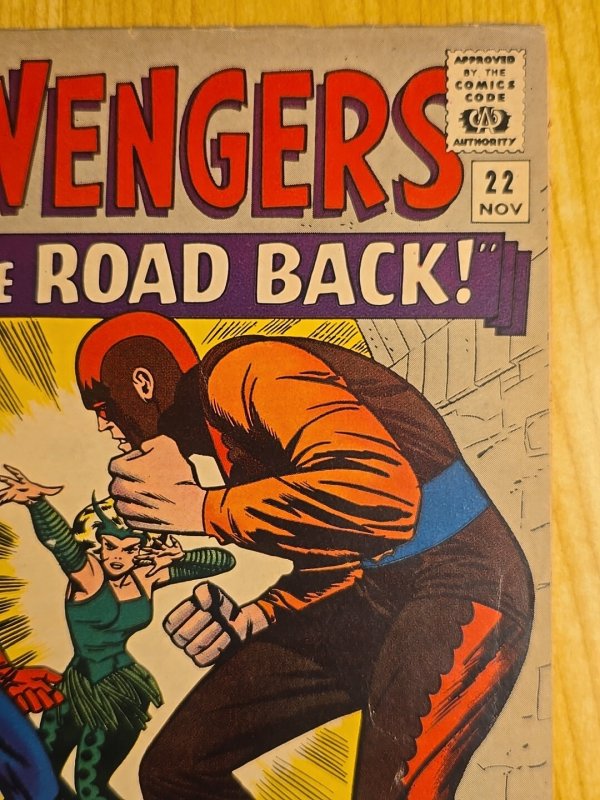 The Avengers #22 (1965) Ungraded Silver Age