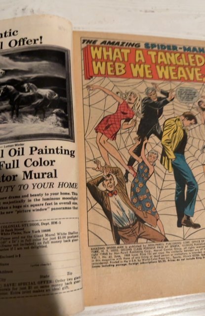 The Amazing Spider-Man #61 (1968)first Gwen Stacy cover nice book