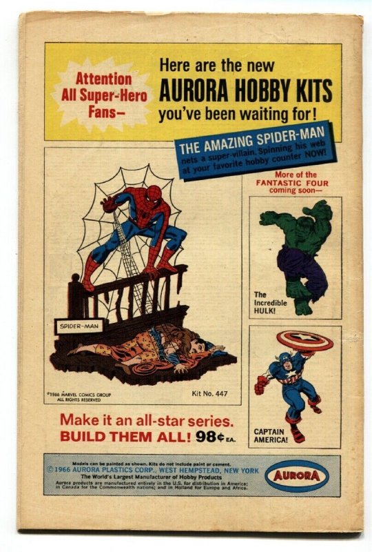 THOR #135 comic book VG 1966-MARVEL COMICS-KIRBY Silver-Age