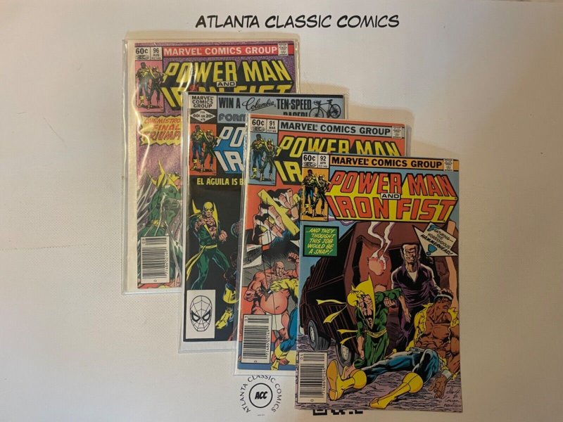 4 Comic Books Marvel Comics Power Man And Iron Fist #78 91 92 96   62 SM8