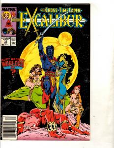 14 Excalibur Marvel Comics # 1 2 3 5 12(2) 13 14 15 16 17 19 22(2) WS5