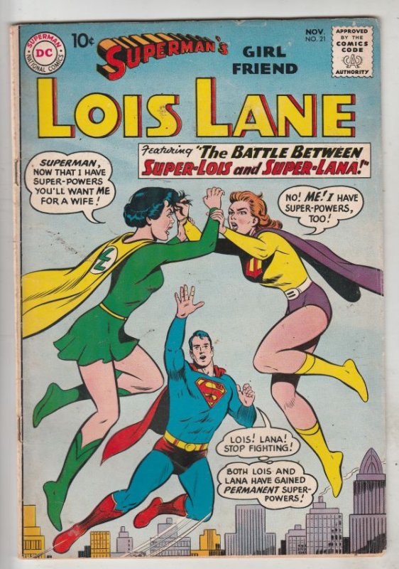 Lois Lane, Superman's Girlfriend  #21 (Nov-60) FN+ Mid-High-Grade Superman, L...