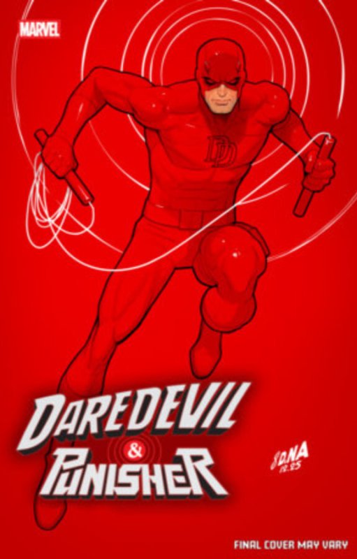 DAREDEVIL/PUNISHER: THE DEVIL'S TRIGGER #4?NAKAYAMA 1:50 COLOR BLOCK RED VIRGIN