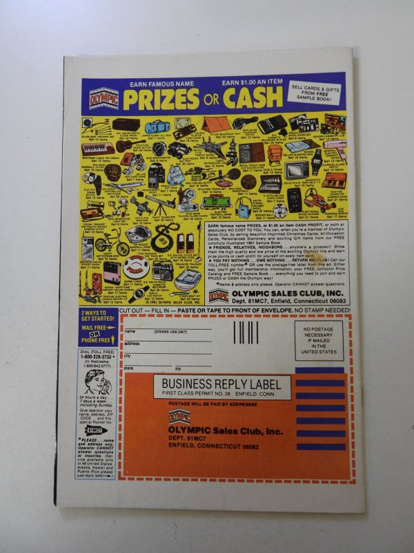 Moon Knight #12 (1981) FN+ condition stain back cover