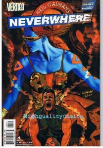 NEVERWHERE #1 2 3 4 5 6 7 8 9, VF/NM, Neil Gaiman, Glenn Fabry, Vertigo, 2005