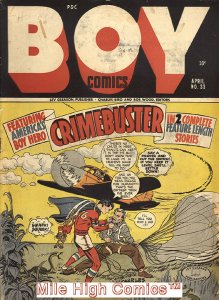 BOY COMICS (1942 Series) #33 Good Comics Book
