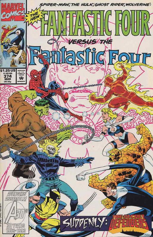 Fantastic Four (Vol. 1) #374 VF/NM; Marvel | save on shipping - details inside