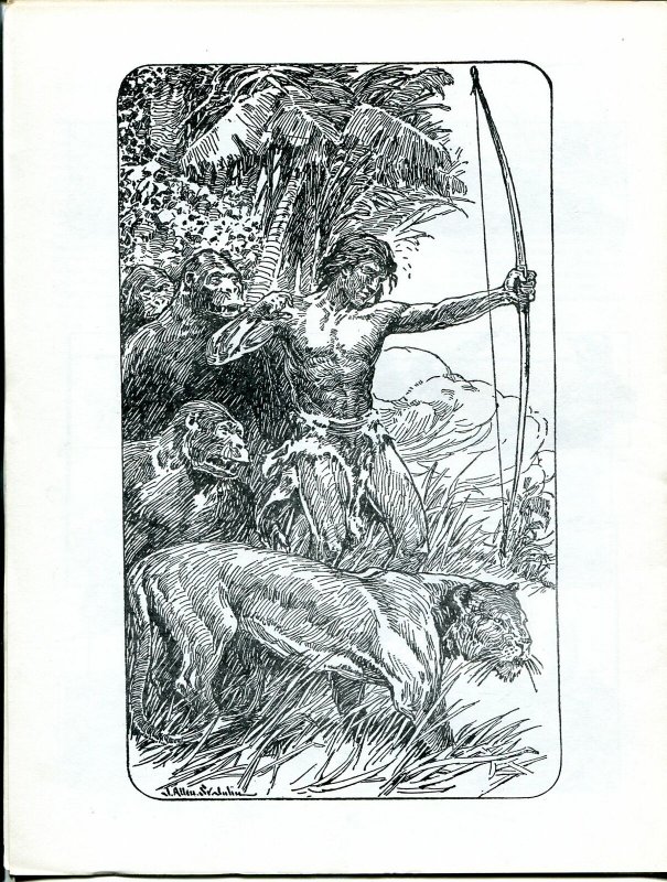 Erbania #61 1990 -Edgar Rice Burroughs-Tarzan-J. Allen St. John-info-pix- VG
