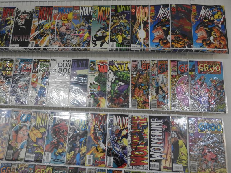 Huge Lot 120+ Comics W/ G. I. Joe, Wolverine, Hulk, Gambit+ Avg VF- Condition!!