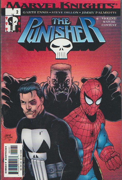 SALE! THE PUNISHER / MARVEL KNIGHTS  #2 - SPIDER-MAN - BAGGED & BOARDED