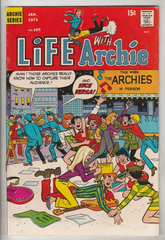 Life with Archie #105 (Jan-71) VF High-Grade Archie, Jughead, Betty, Veronica...