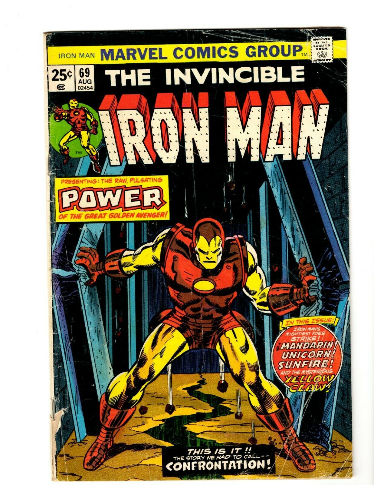 iron man vintage comic cover