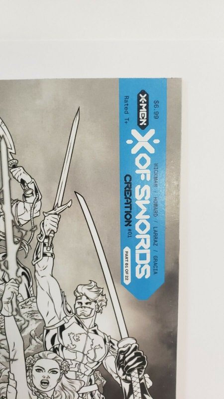 X of Swords Creation #1 Dauterman 1 Per Store B&W Variant 2020 Marvel Comics