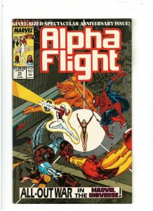 Alpha Flight #75 VF+ 8.5 Newsstand Marvel 1989 Spider-man, Wolverine & Avengers