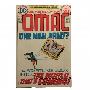 OMAC #1 Jack Kirby 1st Appearance & Origin Bronze Age 1974 Bronze Age DC Comics