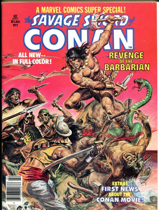 MARVEL COMICS SUPER SPECIAL #2, VF/NM, Conan, 1977, Alcala, Earl Norem