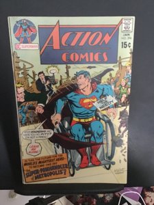 Action Comics #396 (1971) high-grade wheelchair Superman! VF/NM Wow