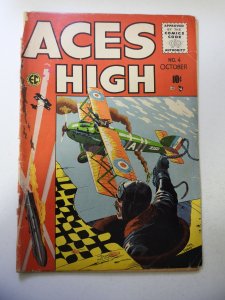 Aces High #4 (1955) FR/GD Condition 2 1/4 cumulative spine split