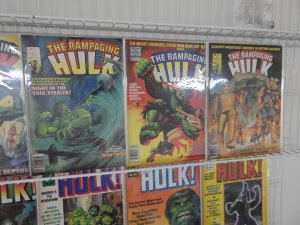 The Rampaging Hulk Magazine Complete Set #1-27 Beautiful VF Avg Condition!